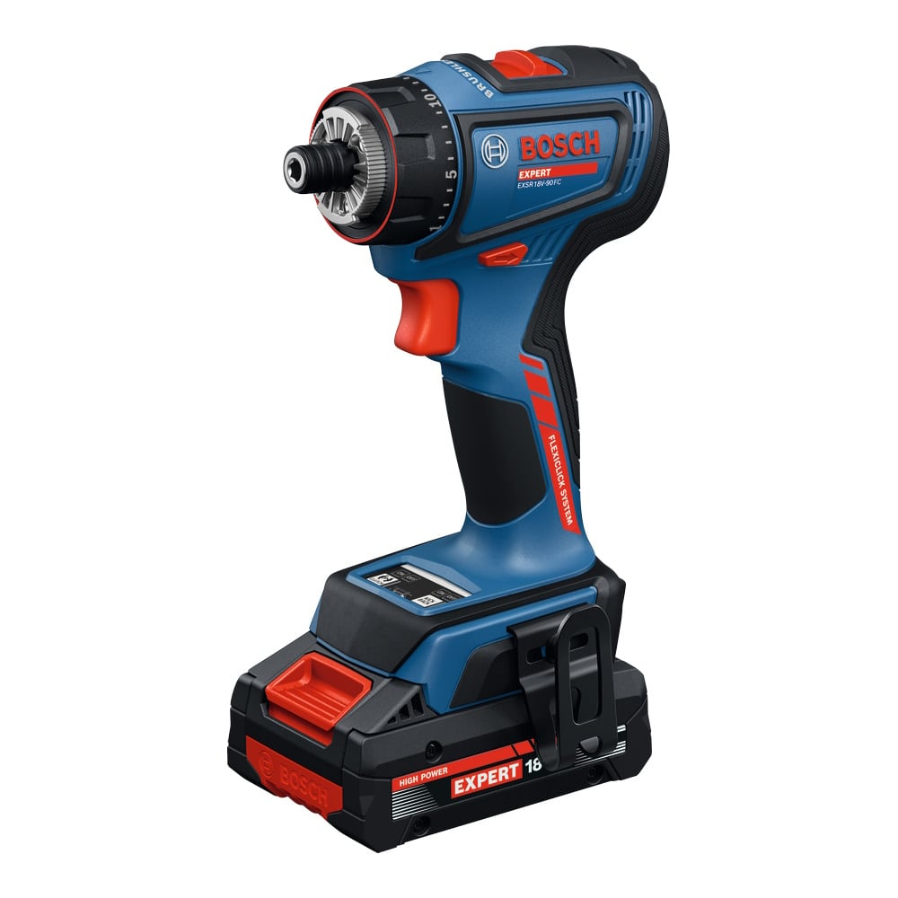 Bosch Akku Bohrschrauber EXPERT EXSR18V-90FC FlexiClick 18V ohne Akku/Ladegerät