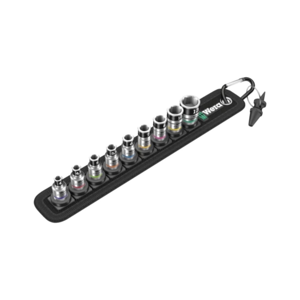 Wera Belt A 1 Zyklop Steckschlüsselsatz 1/4 Zoll mit Haltefunktion 10-teilig