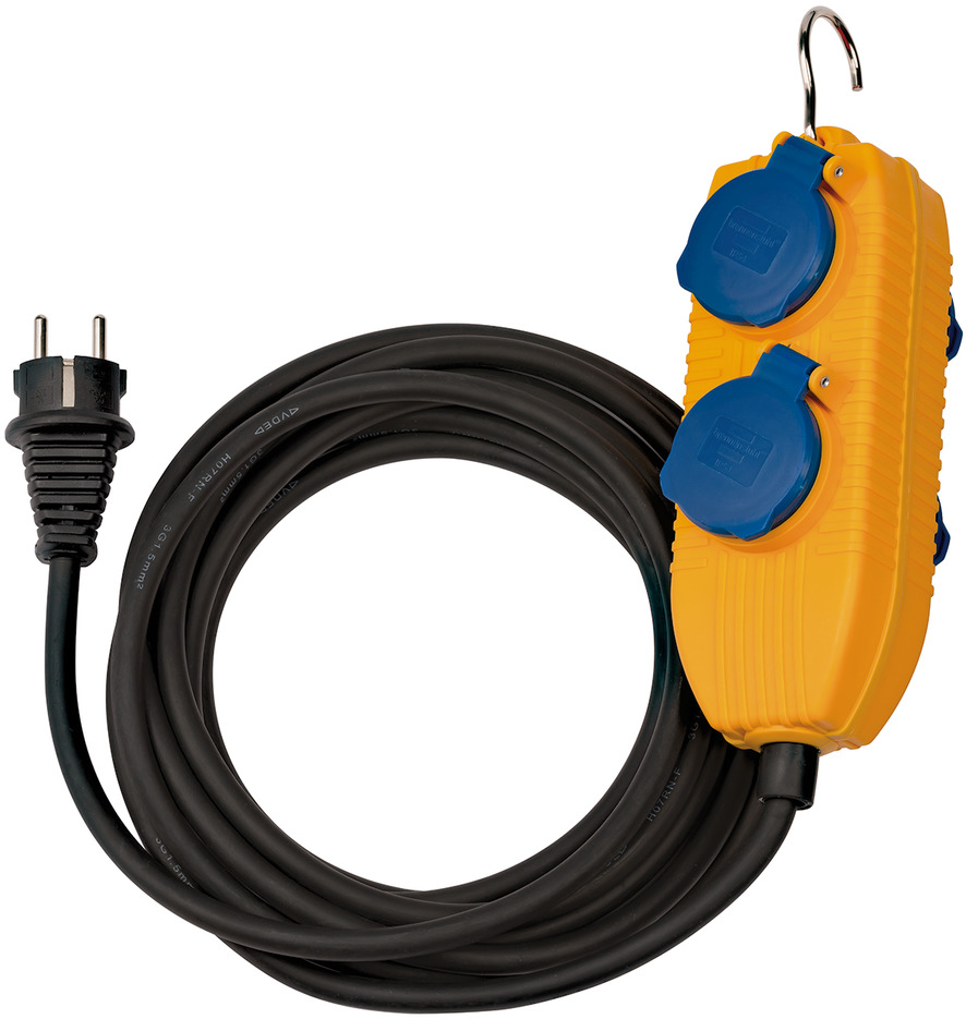 Brennenstuhl Baustellenkabel IP54 mit Powerblock - 1169200010 - 5 Meter