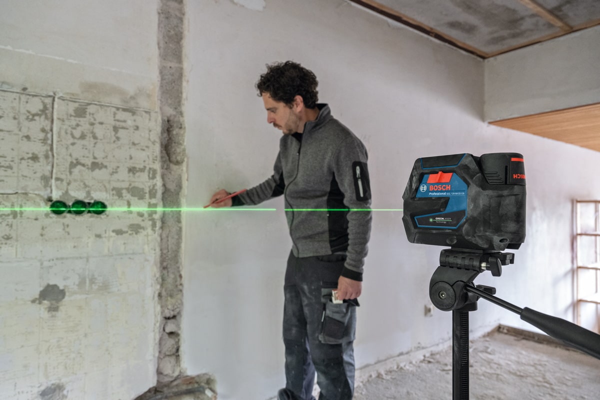 Bosch Kombilaser Baulaser GCL 12V-50-22 CG - inkl. Zubehör und Tasche