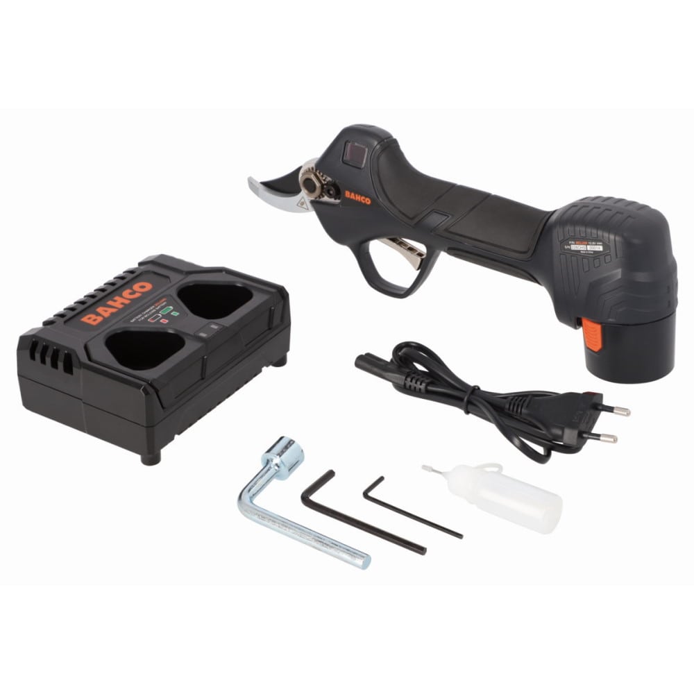 Bahco Akkuschere Gartenschere BCL226 - bis 26mm Äste - mit Akkus und Ladegerät