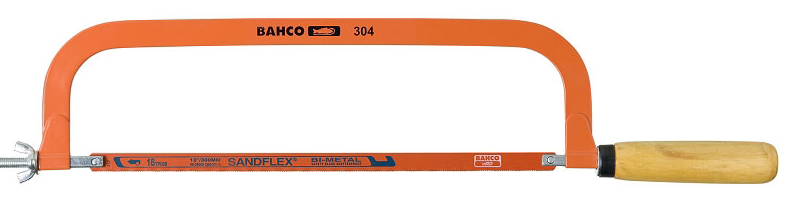 Bahco Metallsägebogen mit Holzgriff - 304 - 517mm