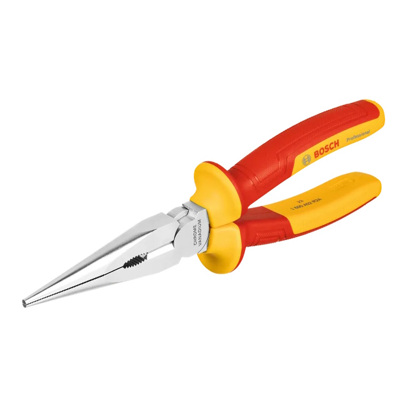 Bosch VDE Zangenset 4 Zangen - Professional 4-teilig Diagonal Kombi Spitzzange