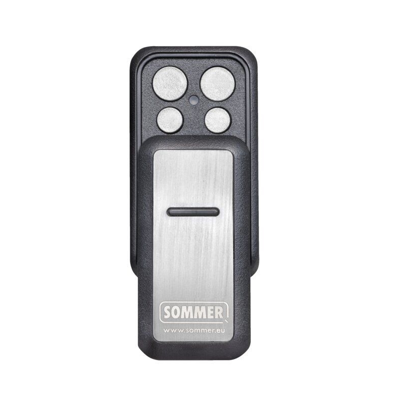 Sommer Handsender Slider Vibe - 4 Befehl - schwarz/Edelstahl - S10202