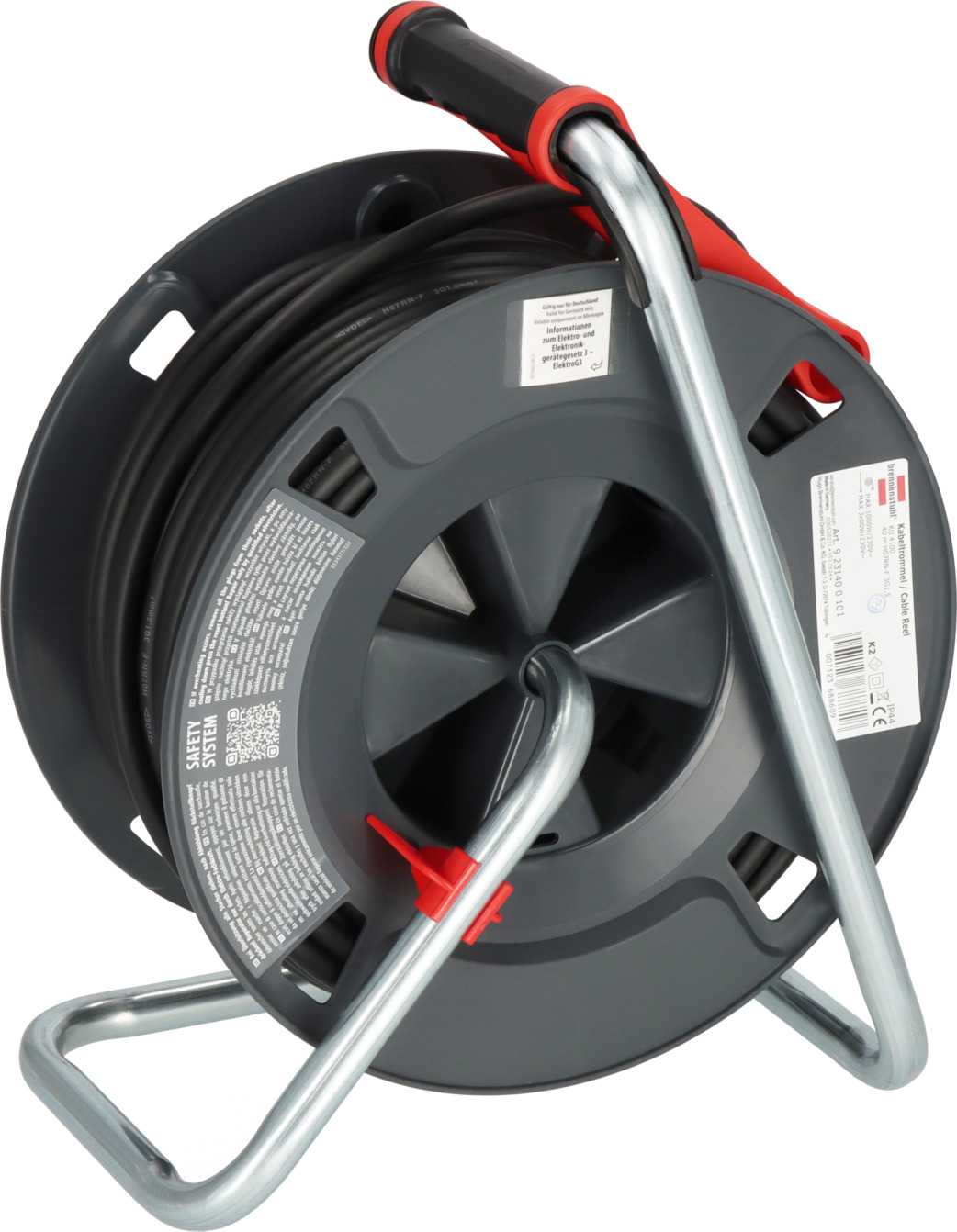Brennenstuhl Professional Kabeltrommel 300 KU 4100 - 40m - 230V - 9231400101