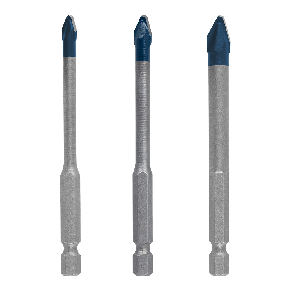 Bosch Bohrer Fliesenbohrer - 3 teiliges Set 5/6/8mm - EXPERT HEX-9 HardCeramic