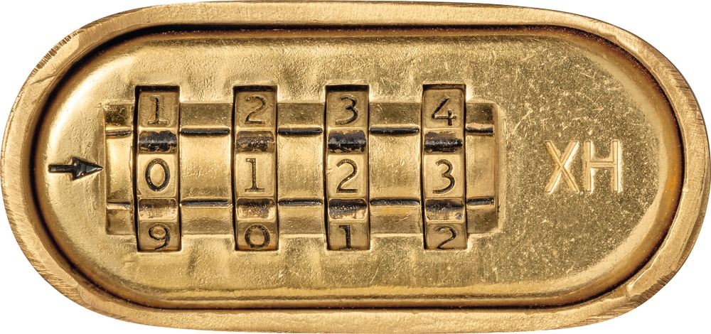 ABUS Vorhangschloss - Zahlenschloss - 180IB/50 - Robust und Rostfrei - 25543