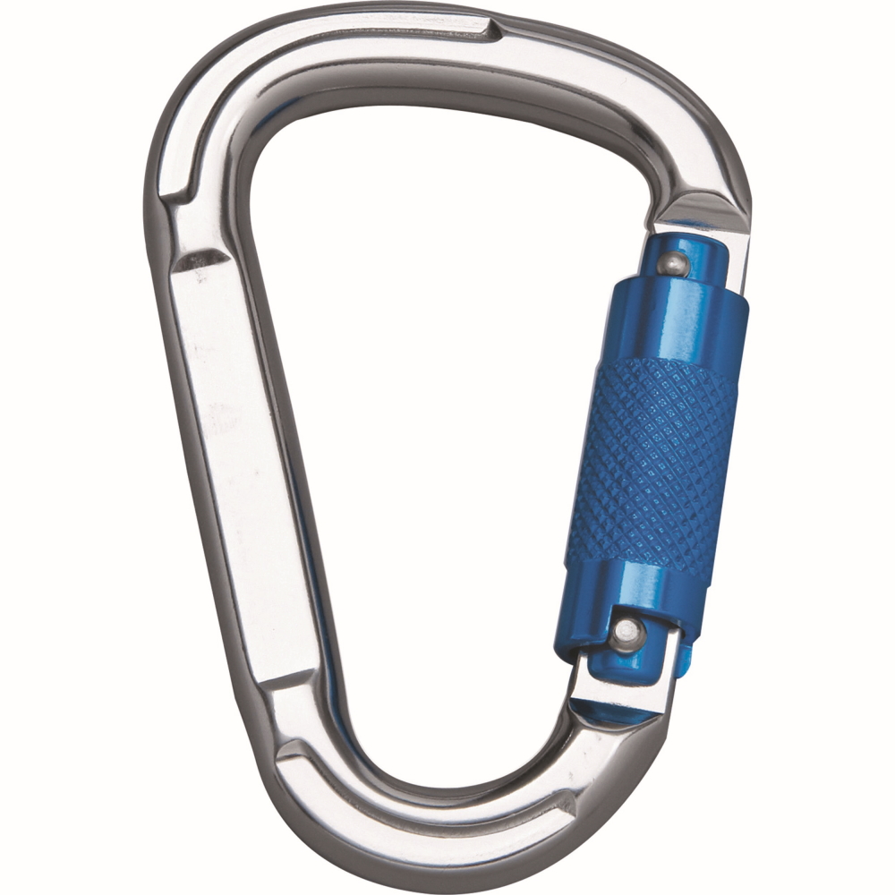 Zarges Karabiner Aluminiumkarabiner asymmetrisch - 23 kN - EN 362 - 47822