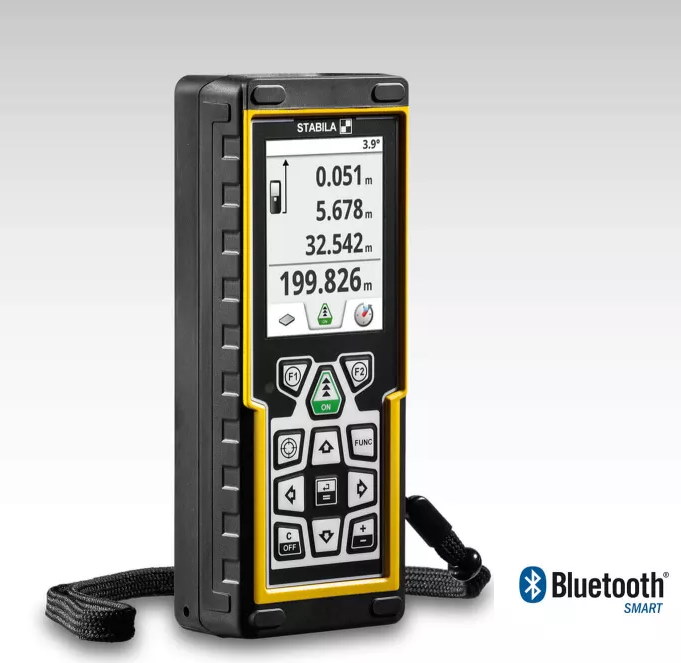 Stabila Laser-Entfernungsmesser LD 520 - Bluetooth - IP54 - 0,05-200m