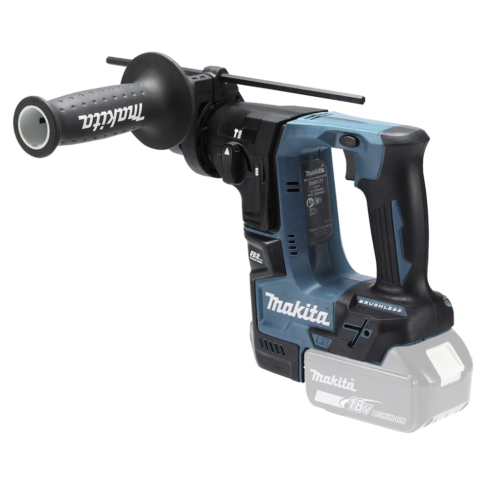 Makita Akku Bohrhammer inklusive Bohrerset - DHR171Z - SDS+ ohne Akku/Ladegerät