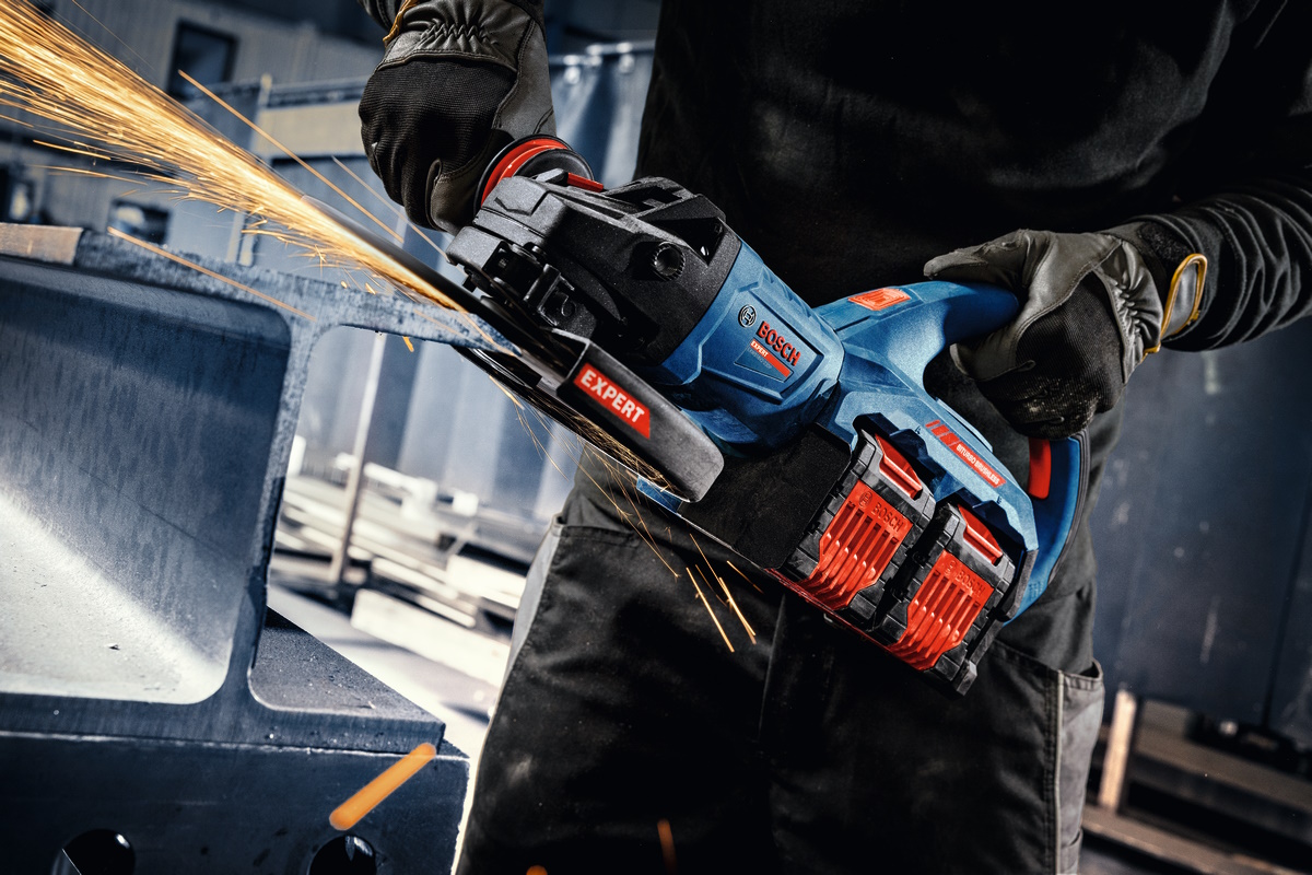 Bosch Akku Winkelschleifer EXWS18V2-230P 230mm 2x18V XL-BOXX ohne Akku/Ladegerät