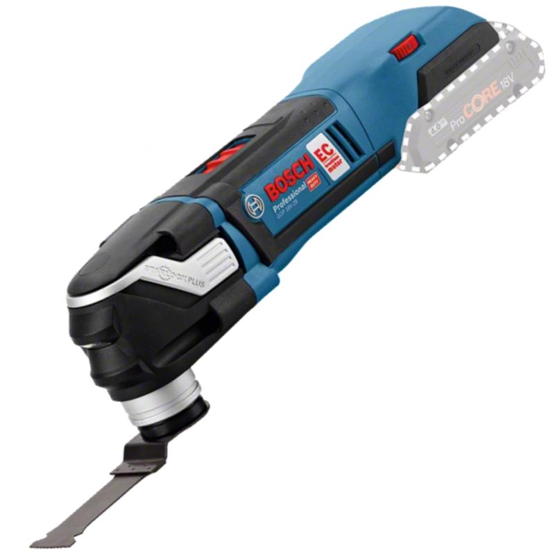 Bosch Akku Mulit Cutter GOP 18V-28 Professional mit 1 Sägeblatt - L-BOXX - SOLO