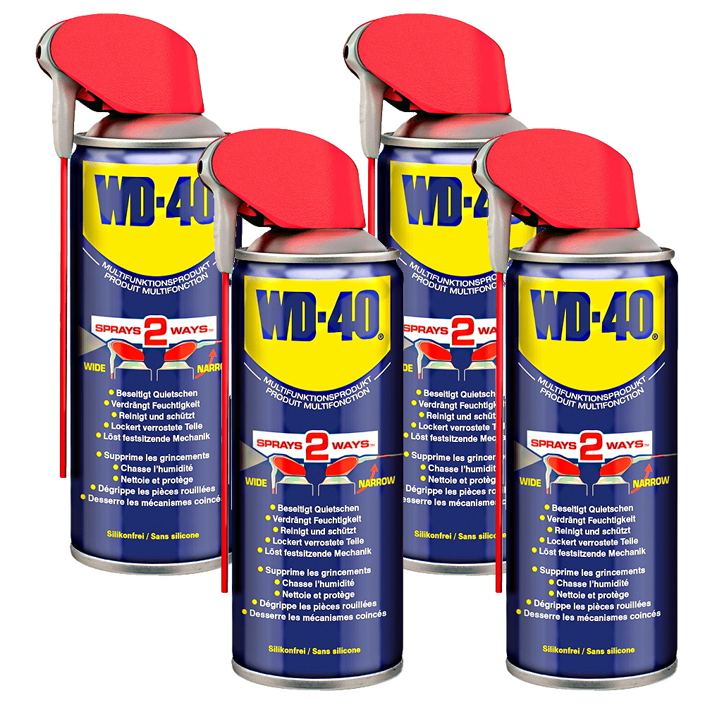 WD-40 Multifunktionsöl Smart Straw 4er Pack - 4 Stück - Spray - Rostlöser