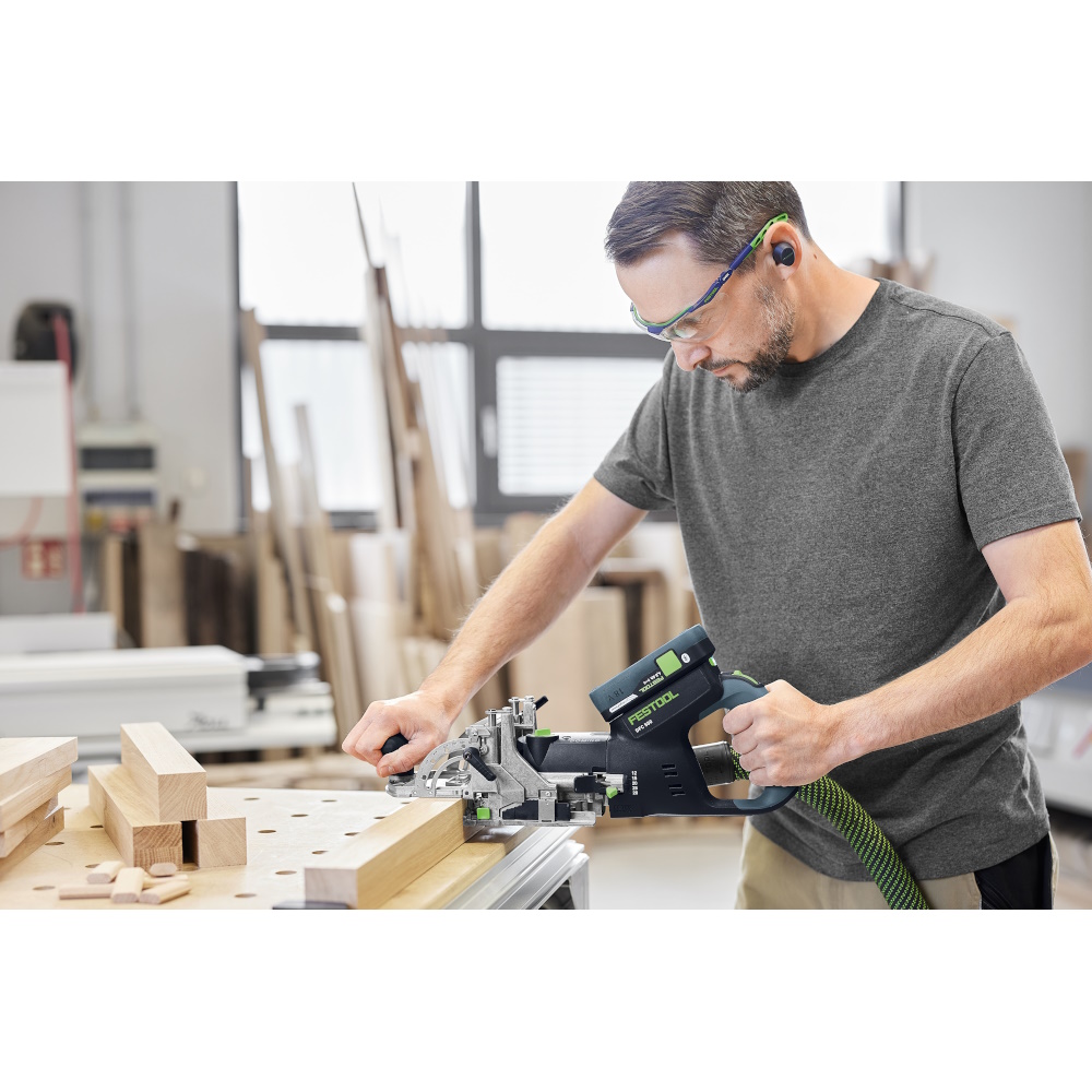 Festool DFC 500 E-Basic Akku-Dübelfräse – Präzise Holzverbindungen