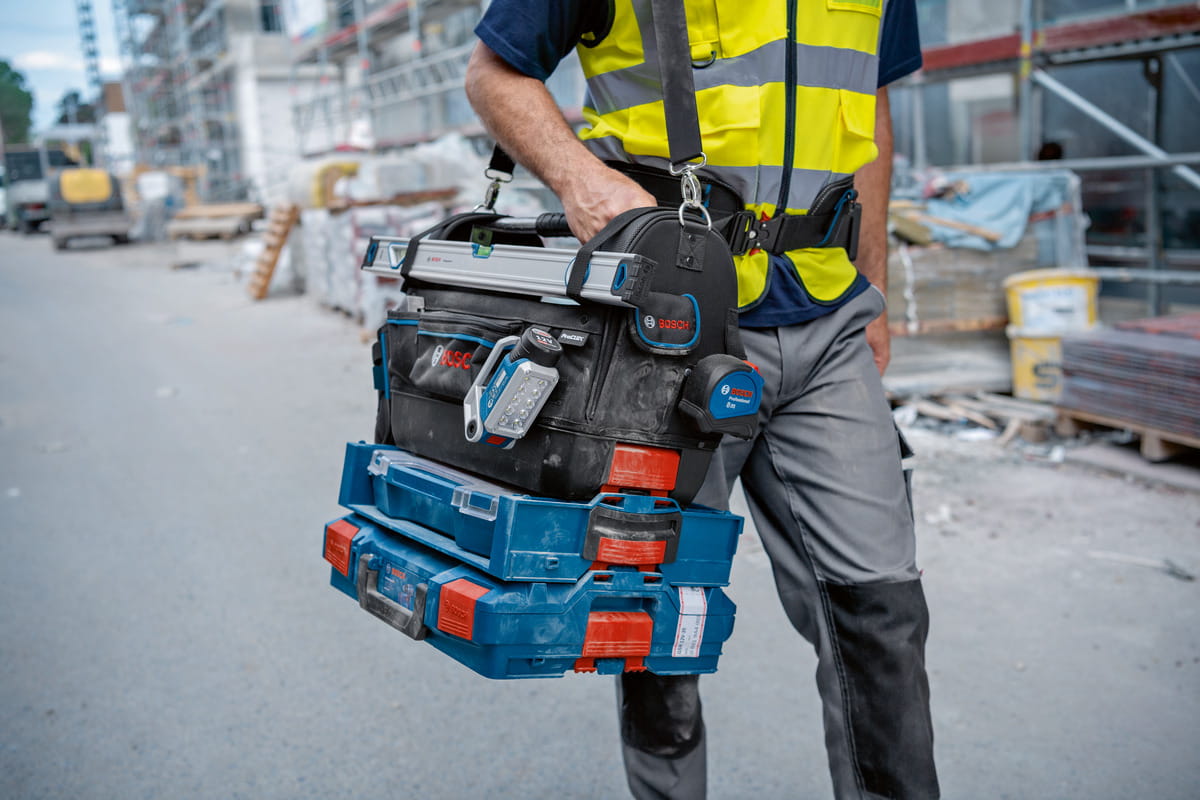 Bosch Werkzeugtasche GWT 20 - LEER - Tasche - L-BOXX kompatibel - ProClick