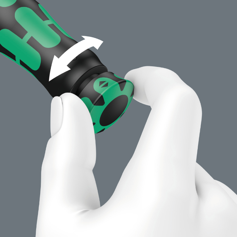 Wera Click-Torque A 6 Drehmomentschlüssel - 1/4 Zoll - 29cm - 2,5 - 25 NM