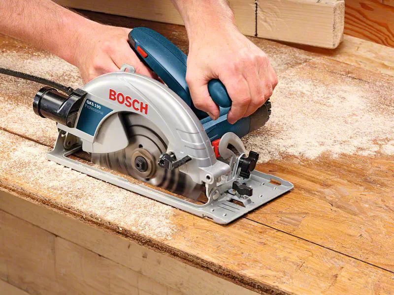 Bosch Handkreissäge GKS190 - Ø 190 mm - 70mm Tiefe - 1400 Watt