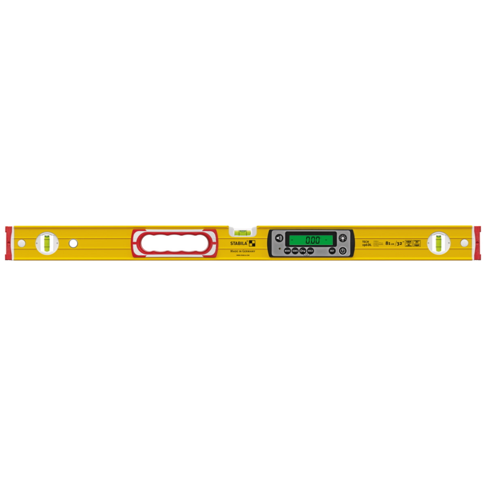 Stabila Elektronik Wasserwaage TECH 196 DL - 81 cm - mit Tasche - IP67 - 19828