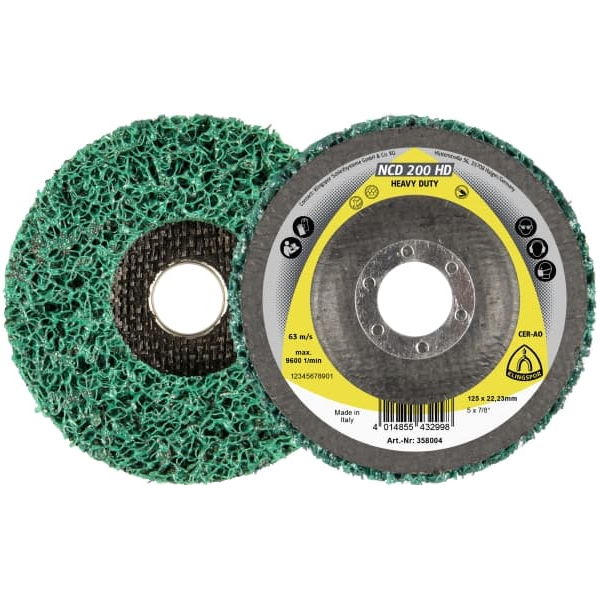 Klingspor Reinigungsscheibe NCD 200 HD - 125mm - für Stahl, Lack usw. - 358004