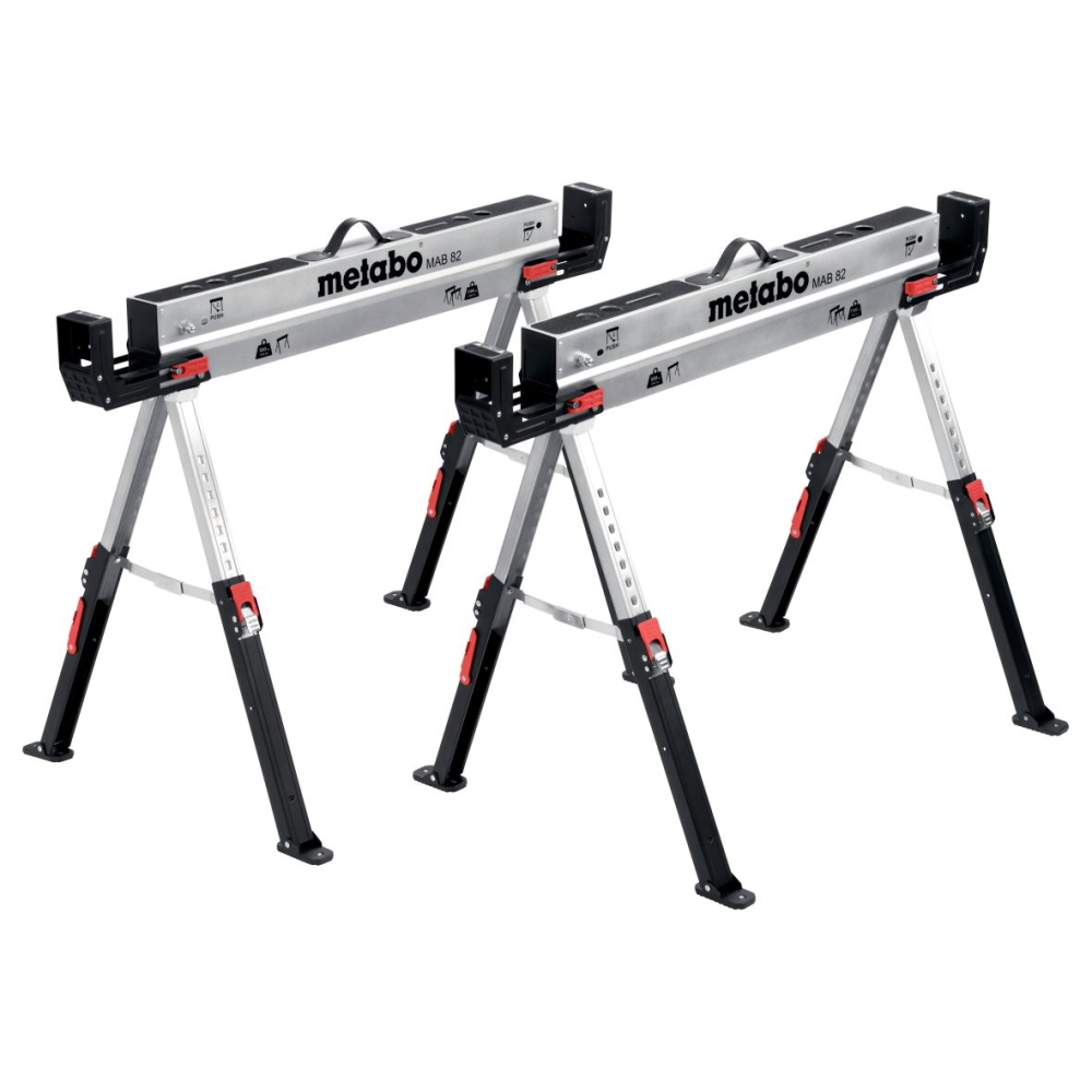 Metabo Arbeitsbock Set MAB 82 - 2 Arbeitsböcke - mit Tragegriff - 626990000