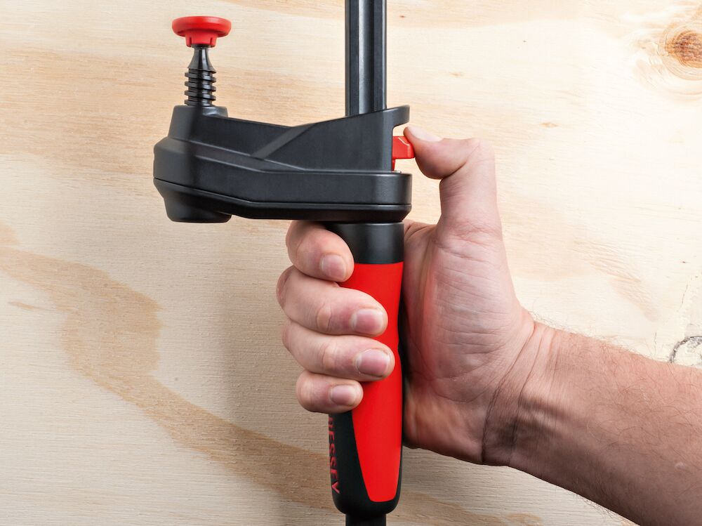Bessey Getriebezwinge GearKlamp GK45 - 450x60mm - Stahl gehärtet/PA6 Kunststoff