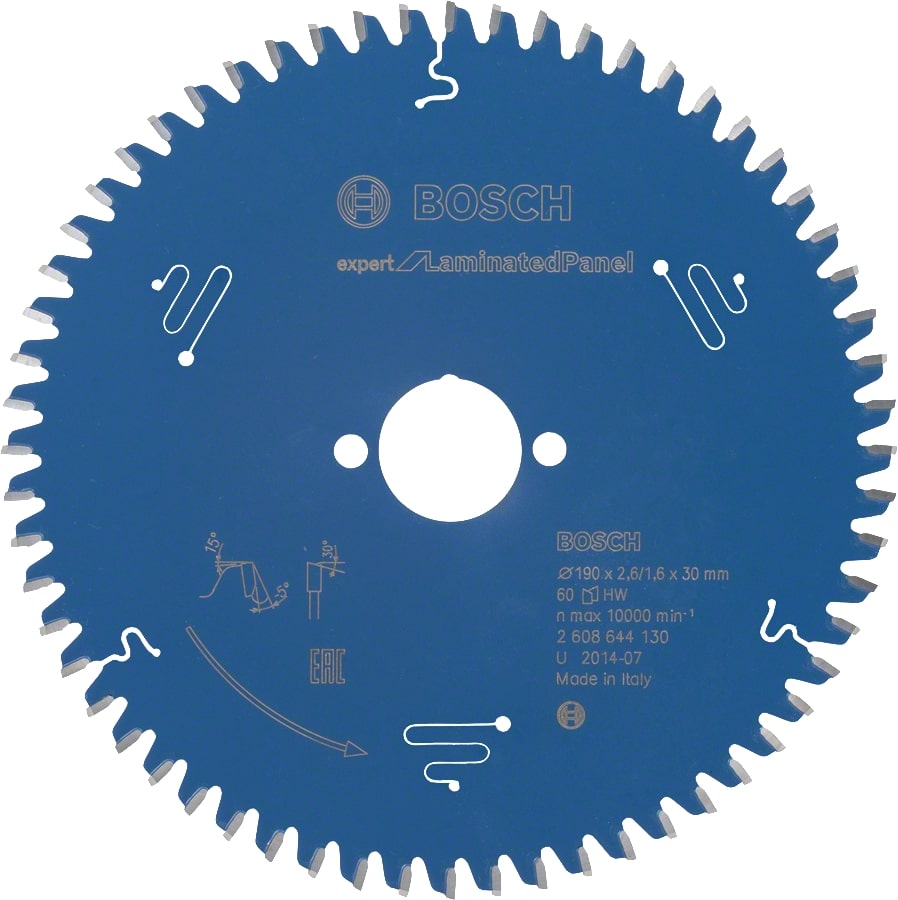 Bosch Sägeblatt Kreissägeblatt EXPERT for laminated Panel - Parkett - 190mm