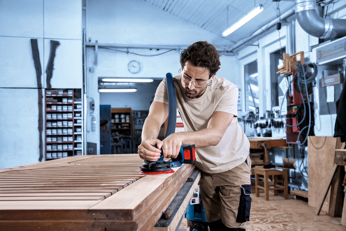 Bosch Akku Exzenterschleifer EXPERT EXEX18V 150 5 18V - ohne Akku/Ladegerät