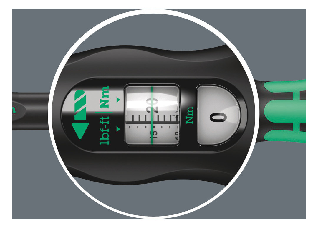 Wera Click-Torque A 5 Drehmomentschlüssel - 1/4" - 29cm - 2,5-25 NM - für Nüsse
