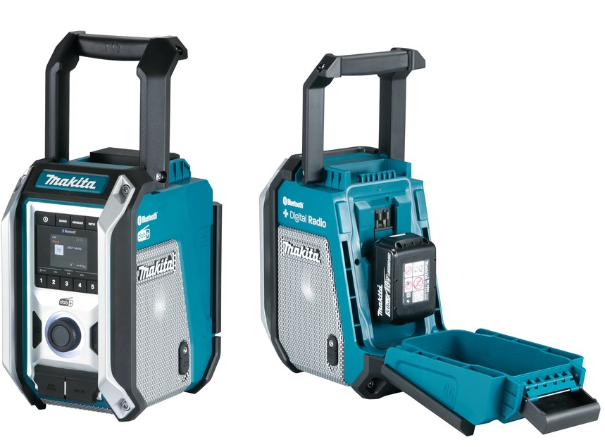 Makita Akku-Baustellenradio DMR115 mit Subwoofer - 12-18V - DAB+ - Bluetooth