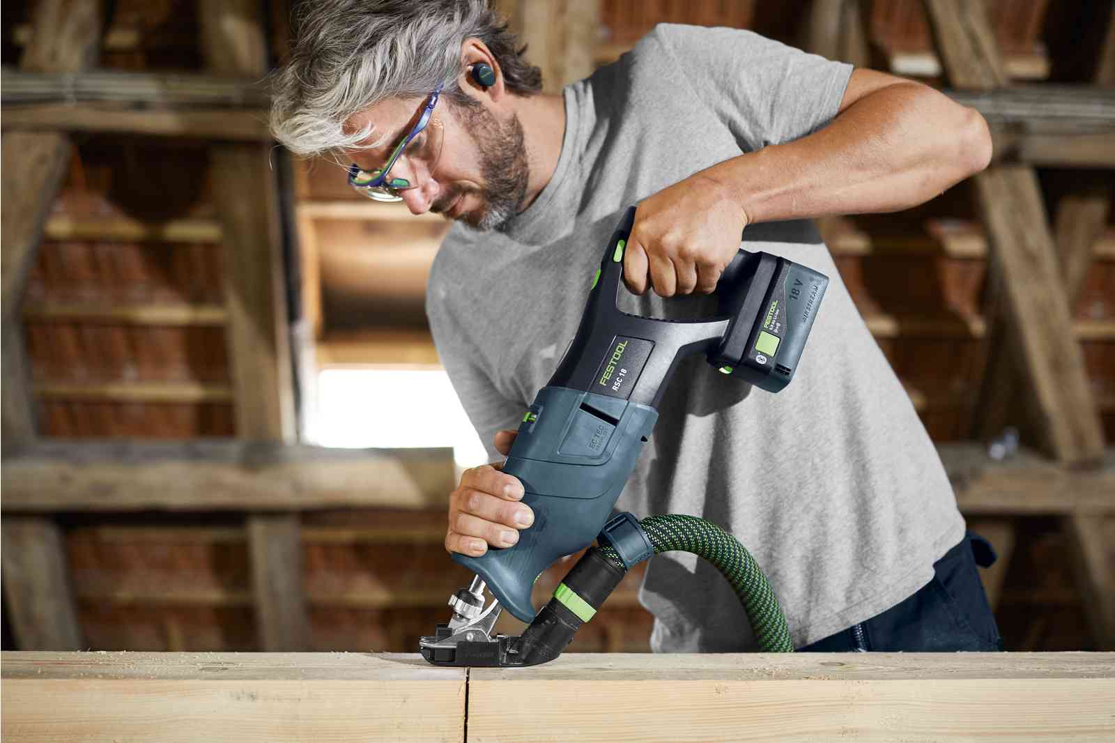 Festool  Akku-Säbelsäge RSC 18 EB-Basic - 576947 - im Systainer ohne Akku