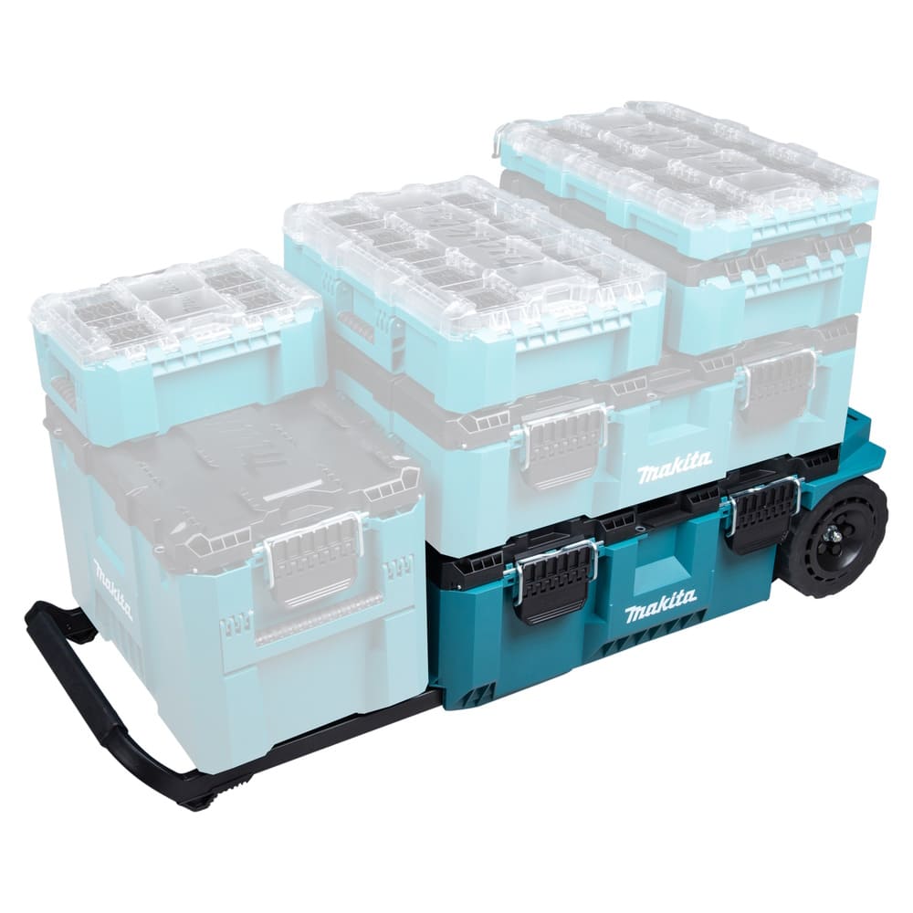 Makita MAKTRAK Trolley Werkzeugbox L - mit Räder - 81,9 Liter Volumen - P-91001