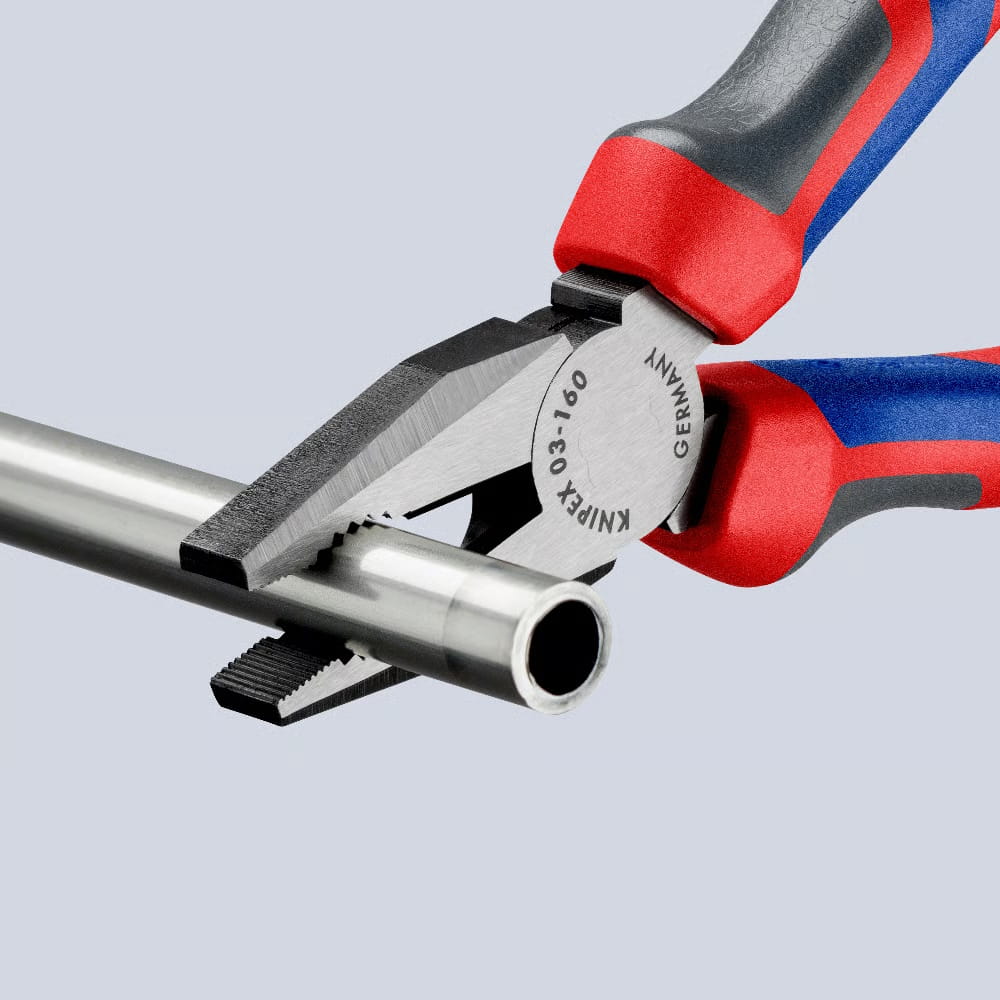 Knipex Kombizange Zange 160mm mit Comfort Griff - lange Schneiden - 0302160