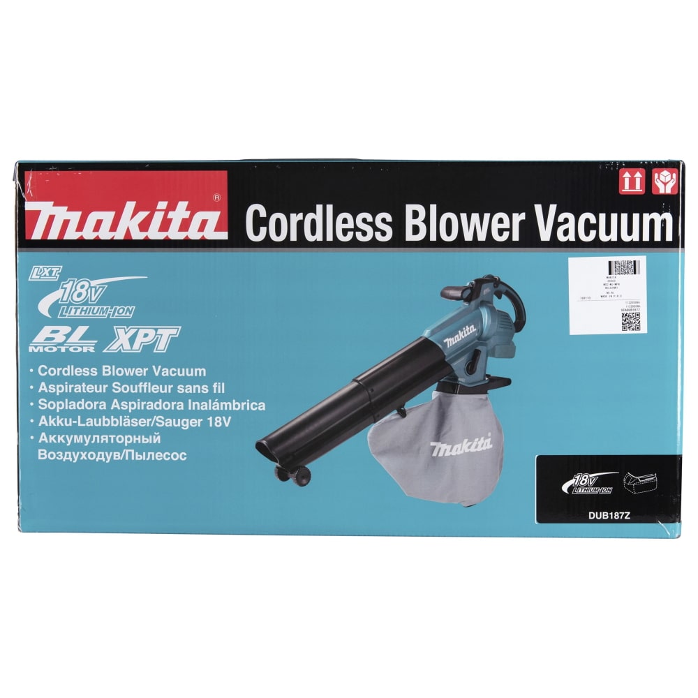 Makita Akku-Laubbläser und -sauger - DUB187Z - 18V - im Karton - ohne Akku/Ladegerät