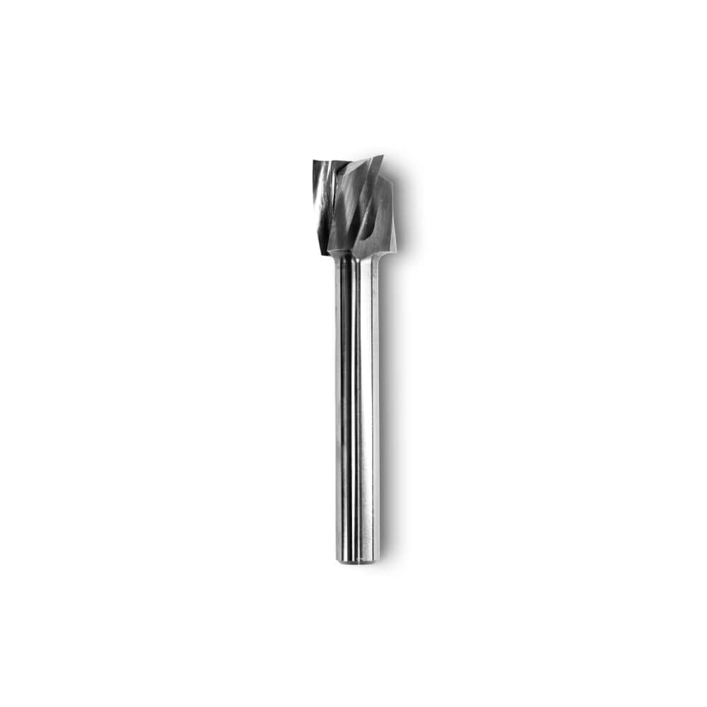 Shaper Spiralnutfräser Dreischneidig 16 mm x 16 mm - 8mm Schaft