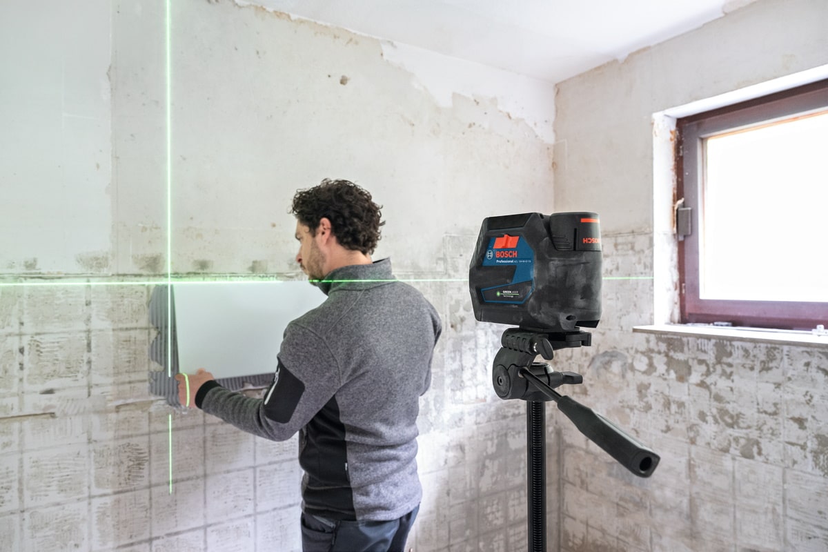Bosch Kombilaser Baulaser GCL 12V-50-22 CG - inkl. Zubehör und Tasche