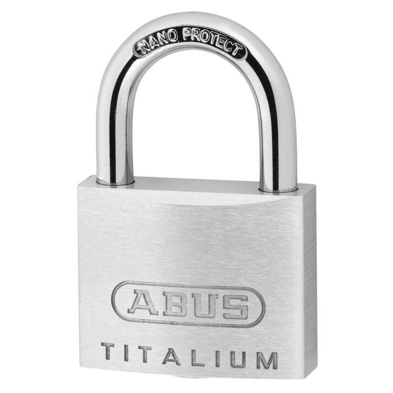 Abus Titalium Vorhangschloss - 64TI 40 Twins - 2er Set - Gleichschließend