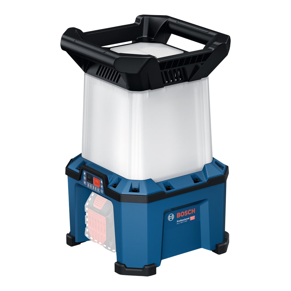 Bosch Akku Bauleuchte Baustrahler GLA 18VH-7500 - Sologerät ohne Akku/Ladegerät