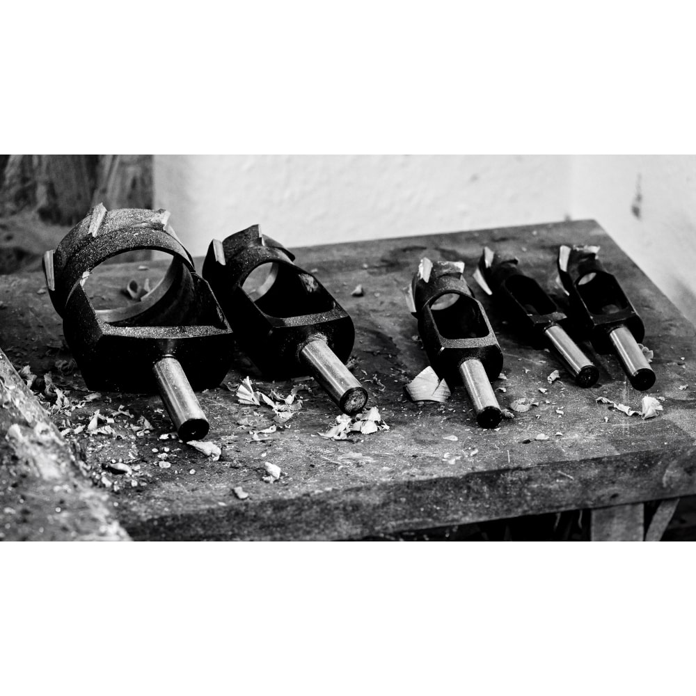 Famag Scheibenschneider Satz im Holzkasten - 5 teilig - 15, 20, 25, 30, 35mm