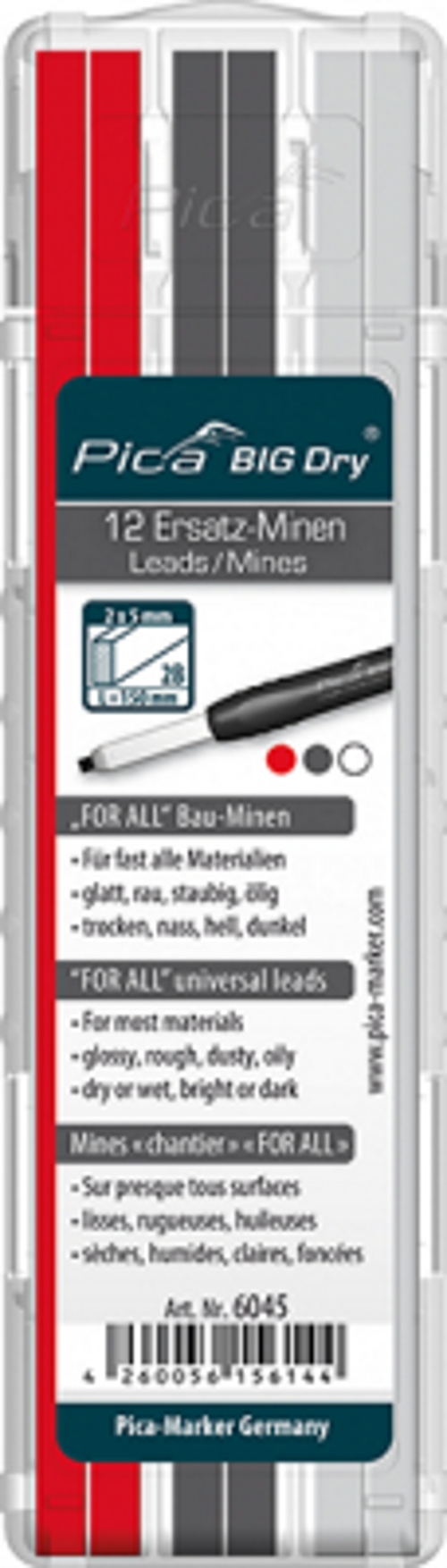 Pica Master Set Markier Set Zimmermann - 55030 - für Dachdecker, Spengler, Maurer...