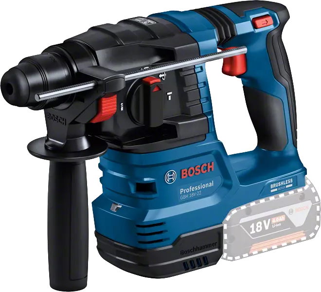 Bosch Professional 18V Set - GSR 18V-65 + GBH 18V-22 + GWS 18V-8 + 2x 5Ah Akku