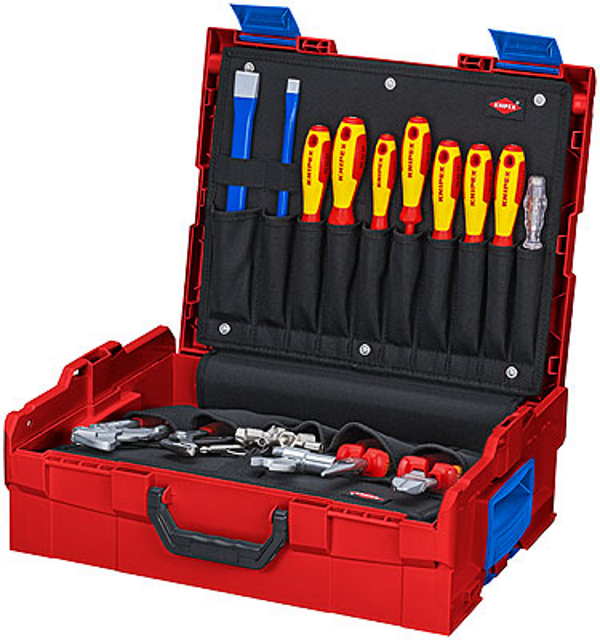 Knipex L-BOXX® Sanitär 00 21 19 LB S - 9,4kg - 52-teilig - bestückt