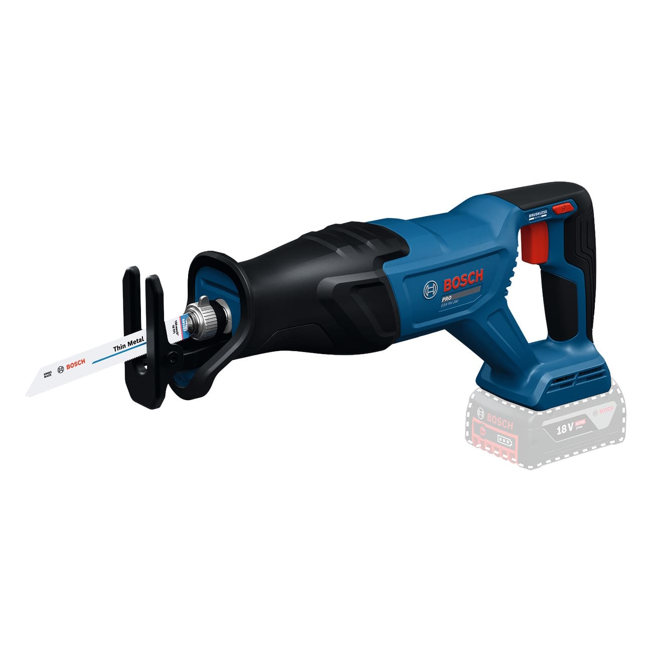 Bosch Akku Säbelsäge 18V PRO GSA18V-280 in L-BOXX - ohne Akku/Ladegerät