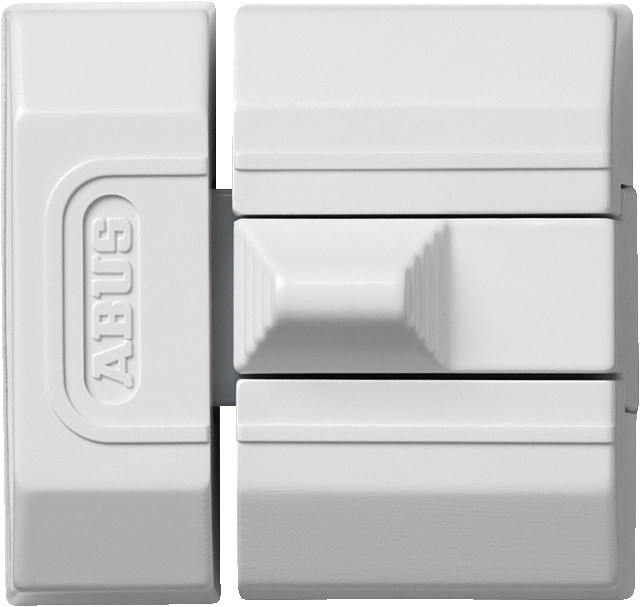 Abus Tür-Zusatzschloss SR30 - weiß - schmal - links/rechts - einfache Montage