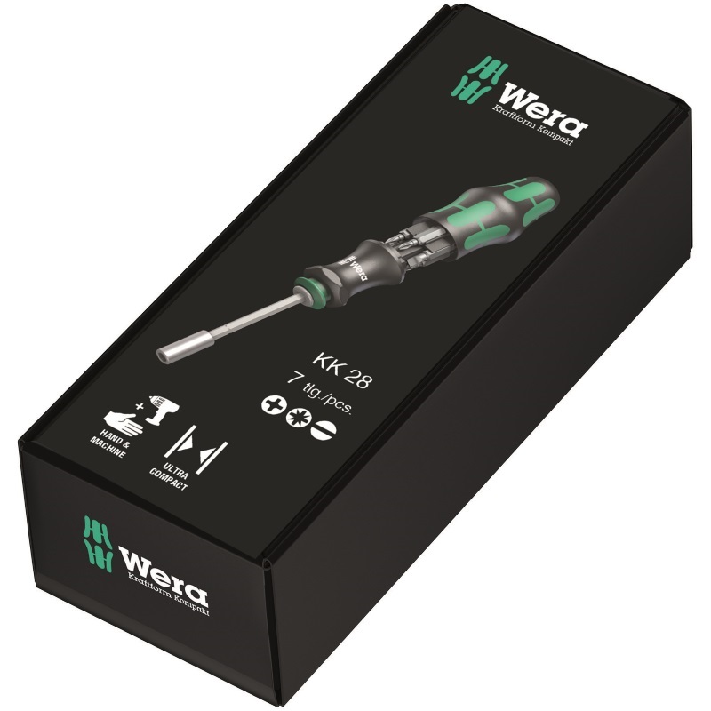Wera Kraftform Kompakt KK 28 KK28 Bithalter-Set Schraubendreher 05073240001