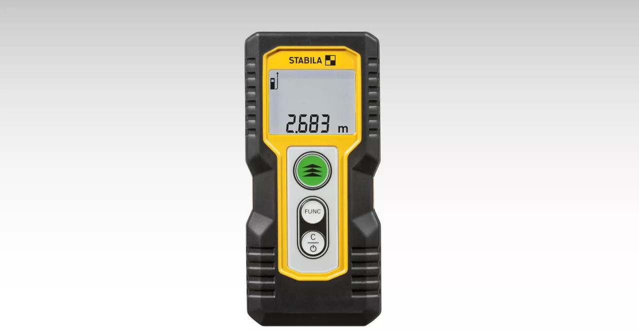 Stabila Laser-Entfernungsmesser LD 220 - inkl. 2 Batterien AAA - rot - 0,2 - 30 Meter