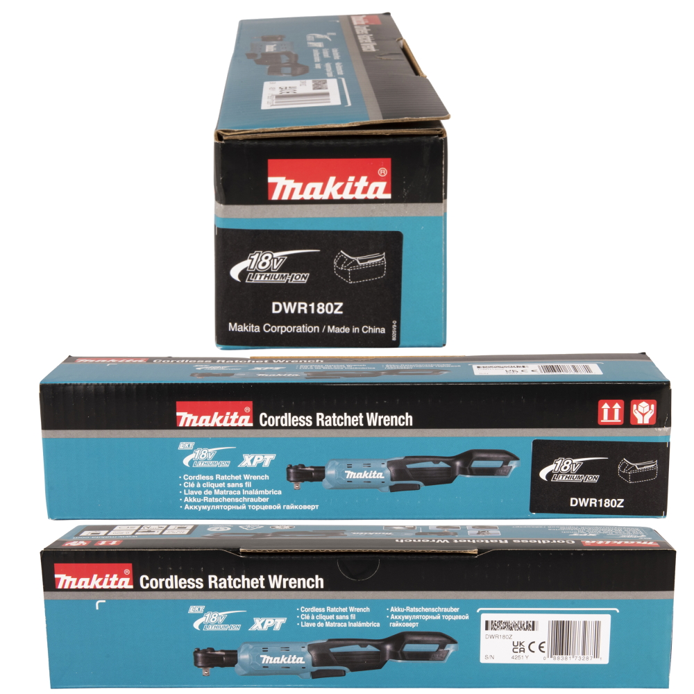 Makita Akku Ratschenschrauber - 18V - DWR180Z - Sologerät- ohne Akku/Ladegerät