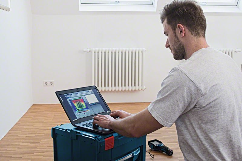 Bosch Wärmebildkamera ThermoDetektor GTC 400 C- L-BOXX - Ladegerät - Akku