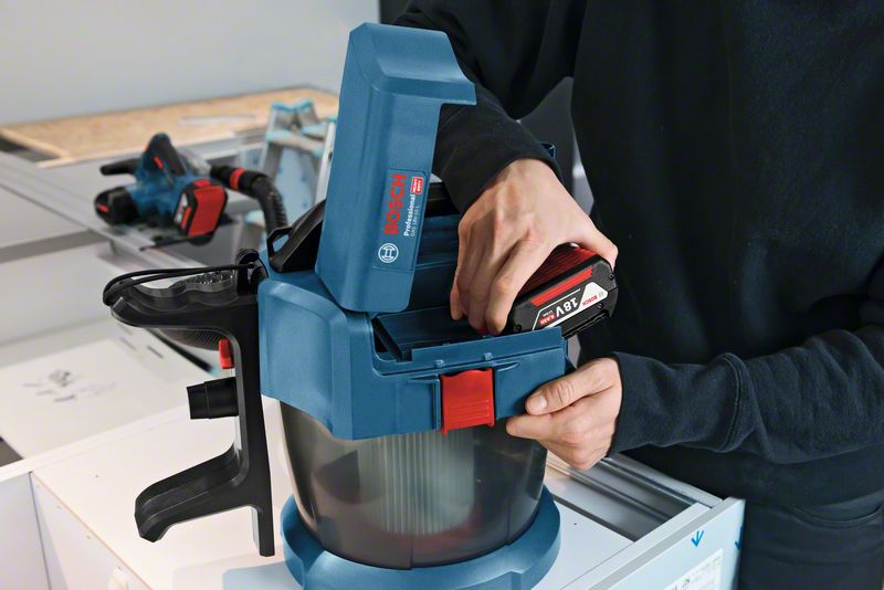 Bosch Professional GAS 18V-10 L Akku-Staubsauger - GAL 1880 - 2x5AH Akku