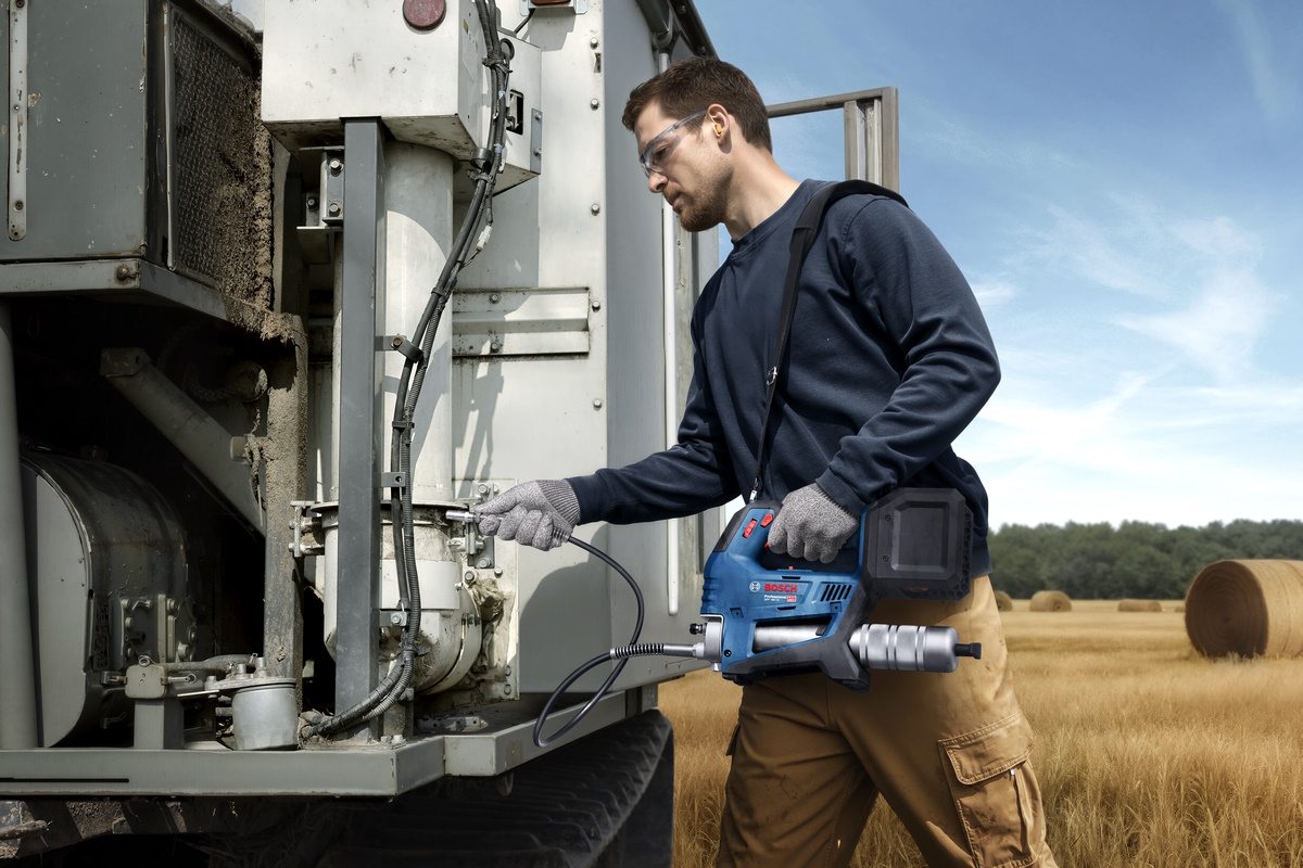 Bosch Fettpresse Kartuschenpresse GFP 18V-10 - Akku 18V - für präzises Schmieren
