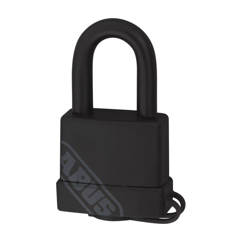 Abus Vorhängeschloss Messing 70/35 schwarz - Hangschloss - 2 Schlüssel